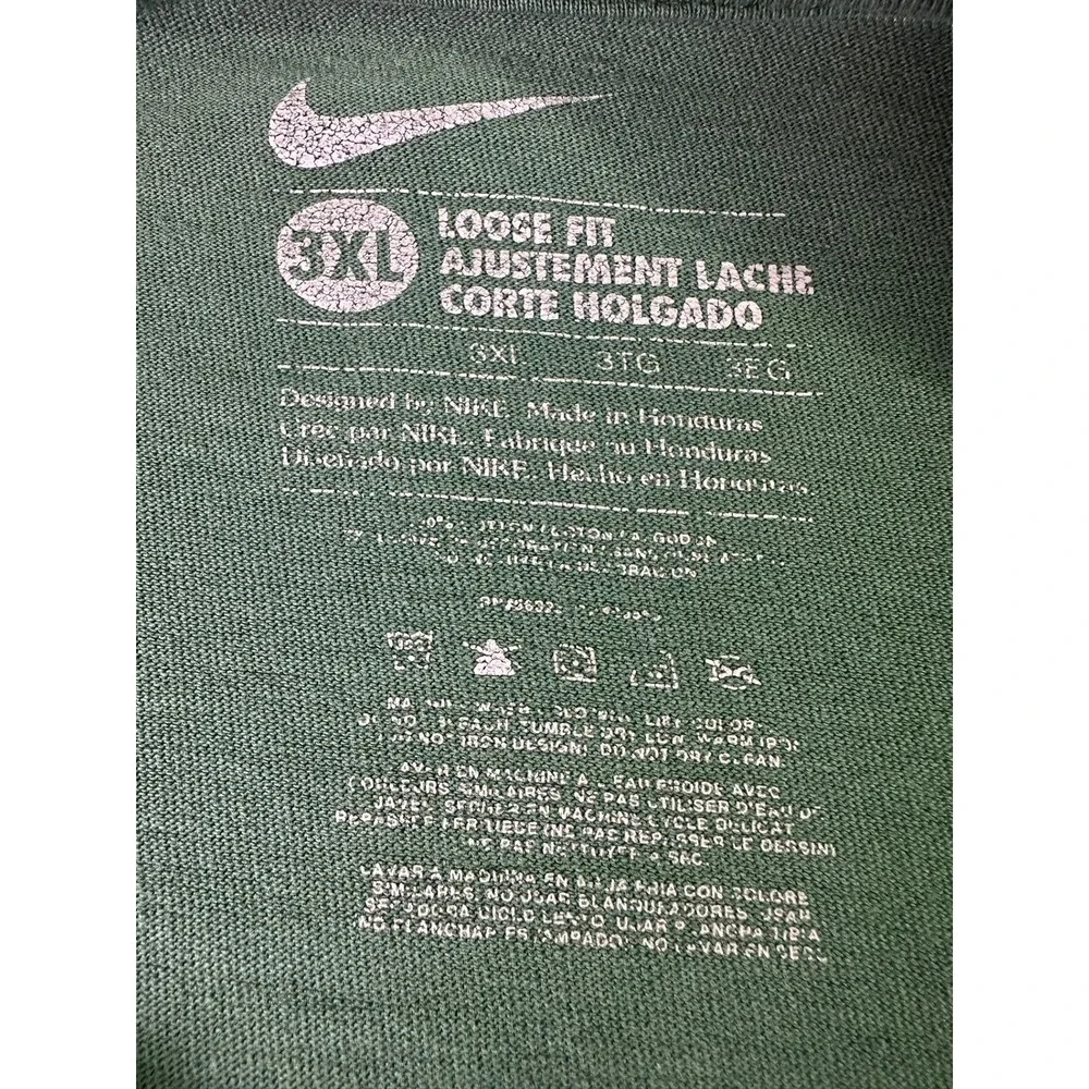 Nike Oregon Ducks Shirt 3XL Mens Green Distressed Graphic Tee NCAA College Sport